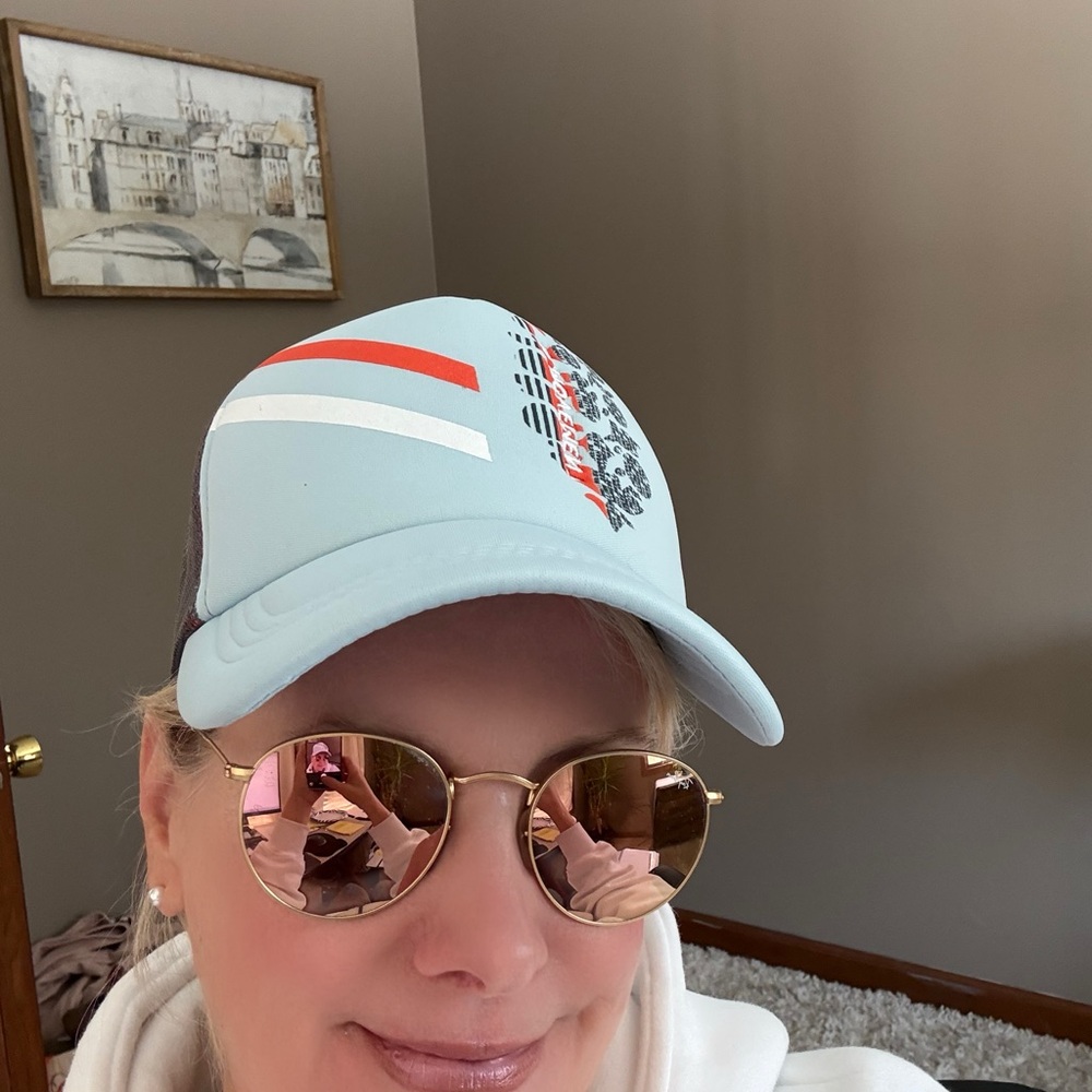 Ray-Ban Gold and Pink Sunglasses